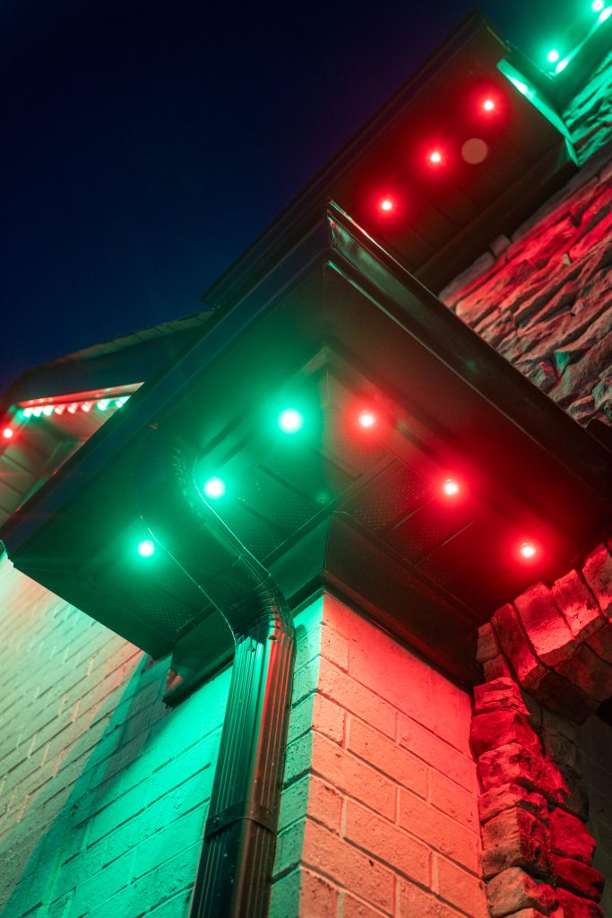 commercial holiday lighting near donelson tennessee storefront