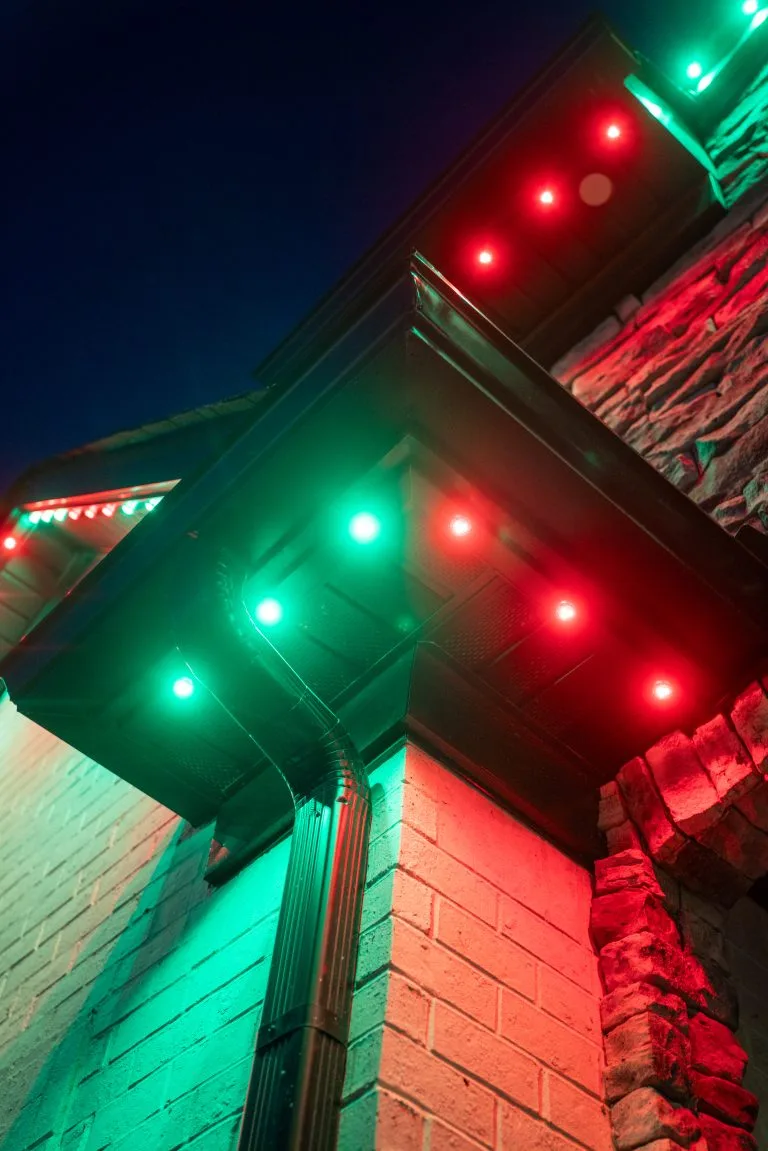 commercial holiday lighting near donelson tennessee storefront
