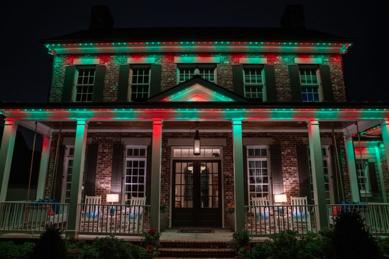 permanent christmas lights installation atlantic station atlanta