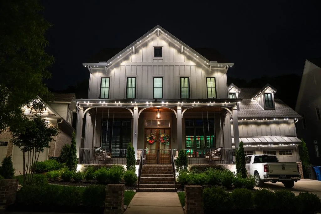 smart outdoor lighting near belle meade tennessee home