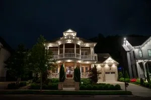 gemstone lights installation sylvan park tennessee