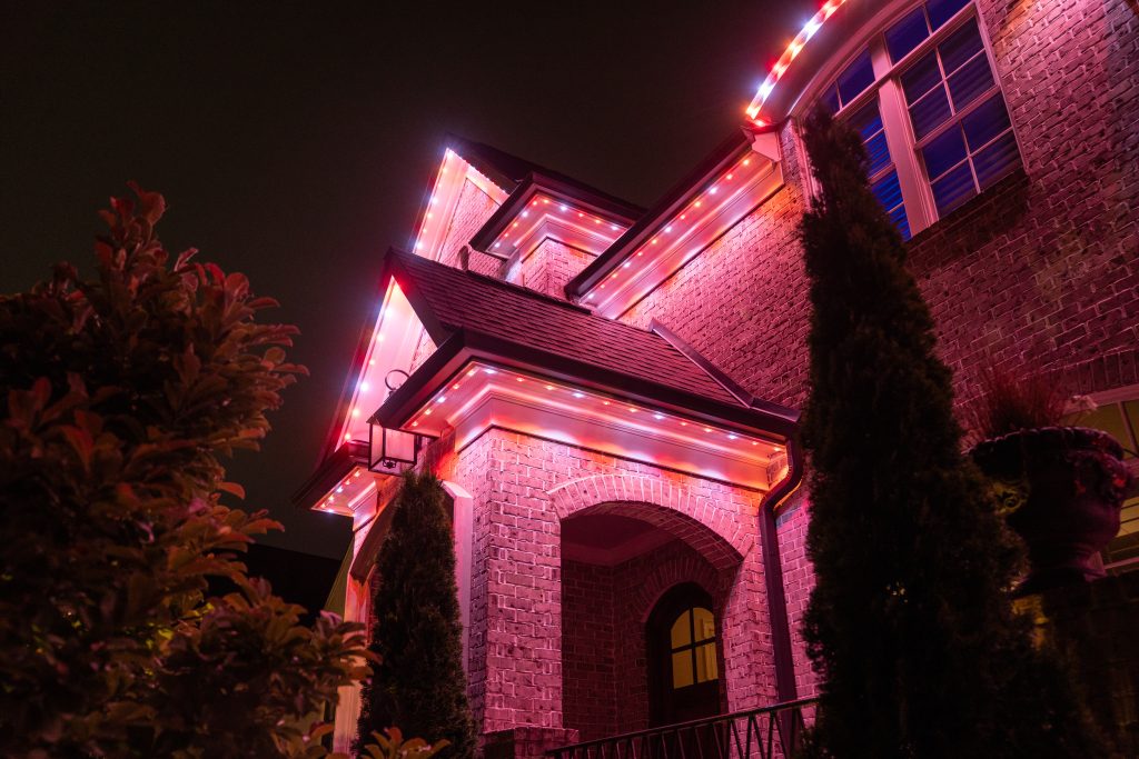 soffit under-eave lighting installation west end atlanta