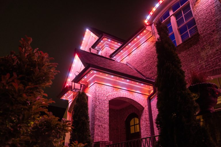 soffit under-eave lighting installation west end atlanta