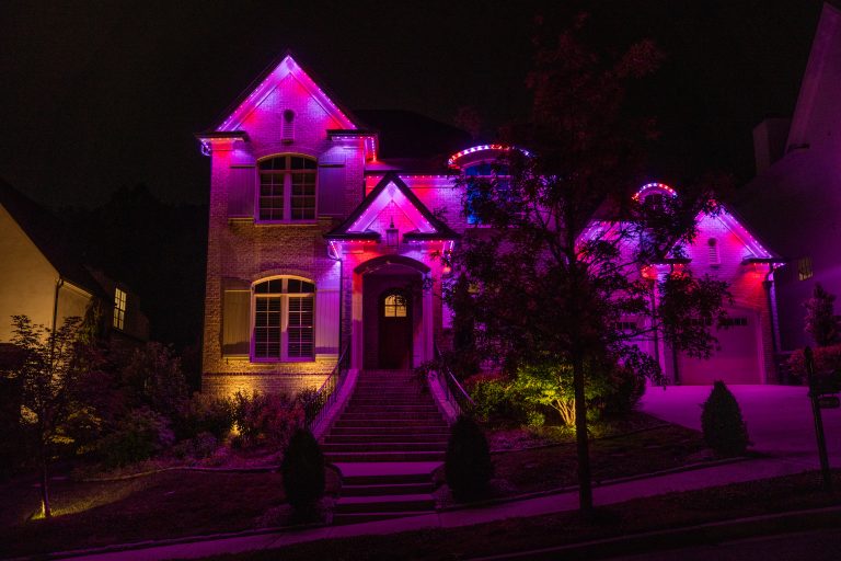 smart outdoor lighting installation belle meade tennessee