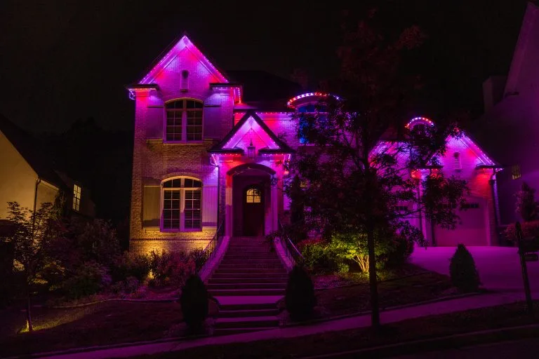 smart outdoor lighting installation belle meade tennessee