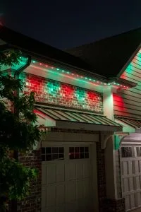 permanent christmas lights near hillsboro village tennessee home