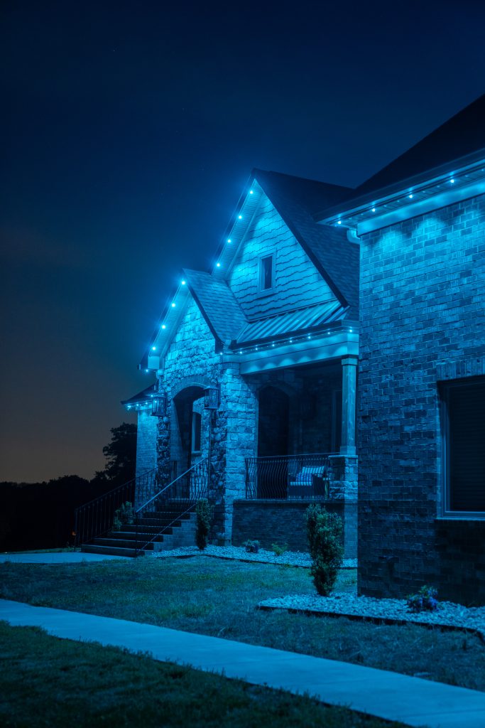 smart outdoor lighting near morningside-lenox park atlanta home