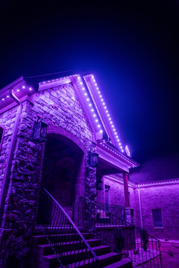 soffit & under-eave lighting near west end atlanta home