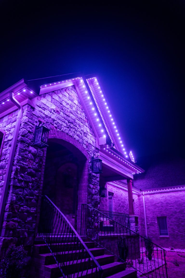 soffit & under-eave lighting near west end atlanta home