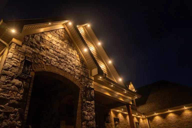 gemstone lights installation inman park Knoxville