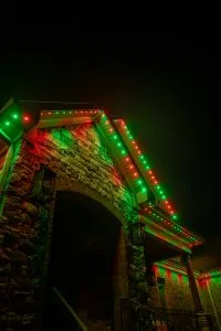 permanent christmas lights near the gulch tennessee home